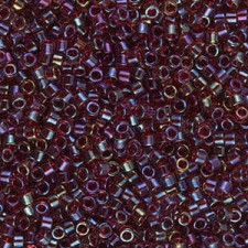 Miyuki delica Beads 11/0 - Red lined topaz ab DB-1751